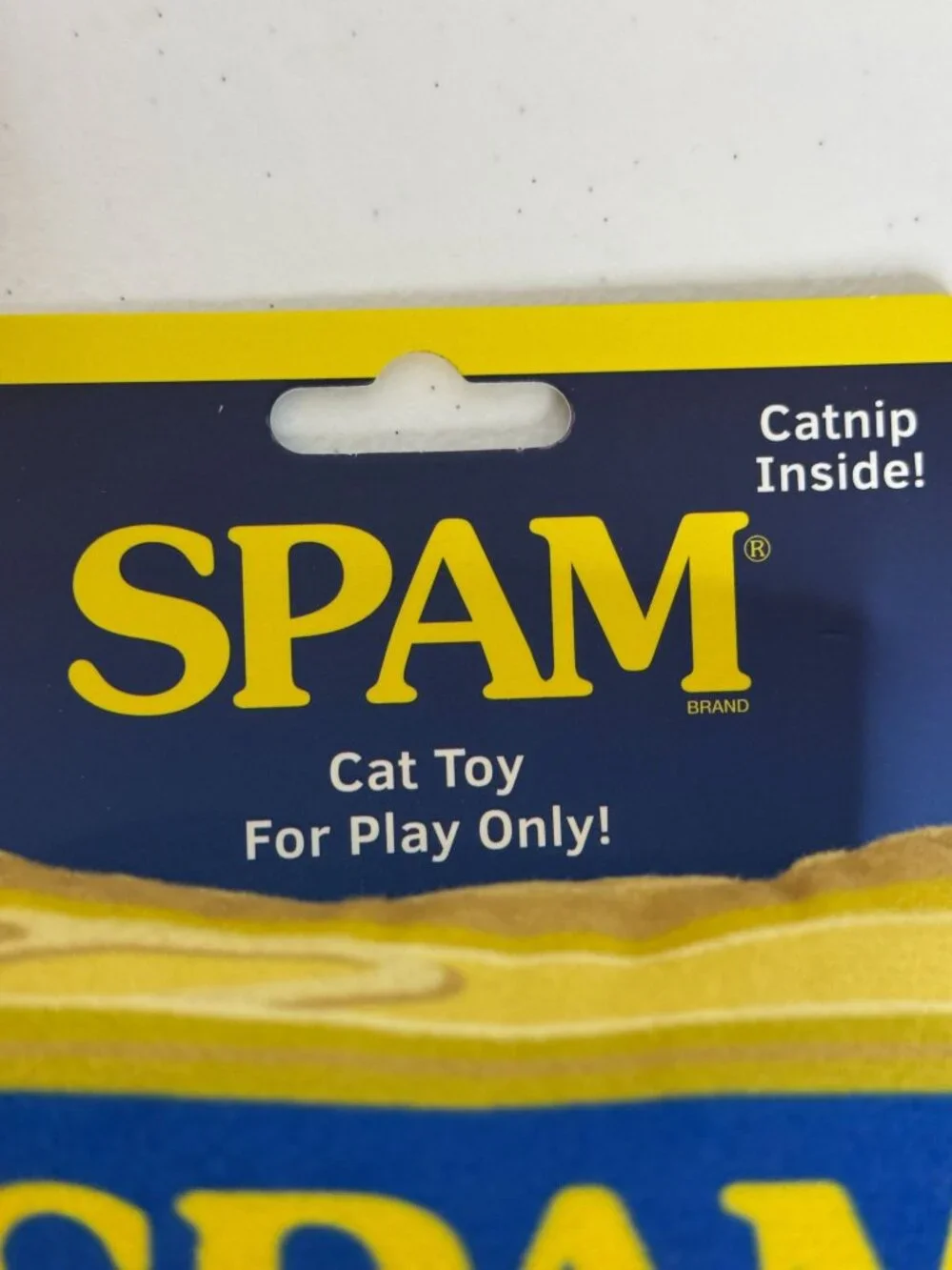 SPAM Sandwich Plush Catnip Cat Toy Food Novelty New